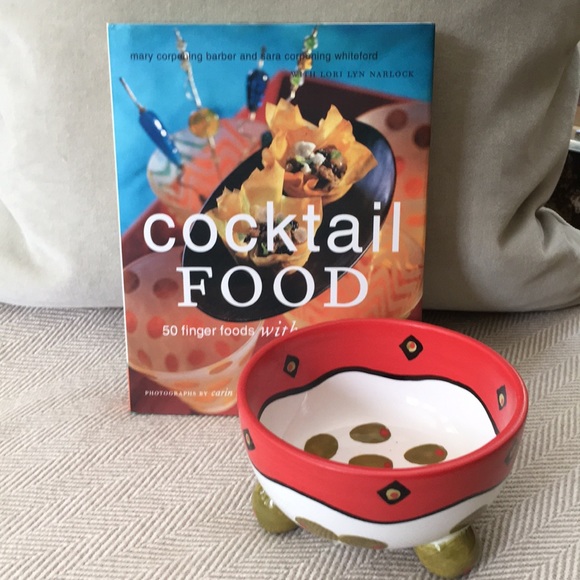 Bella Casa by Ganz Other - Bella Casa by Ganz olive bowl and cocktail book